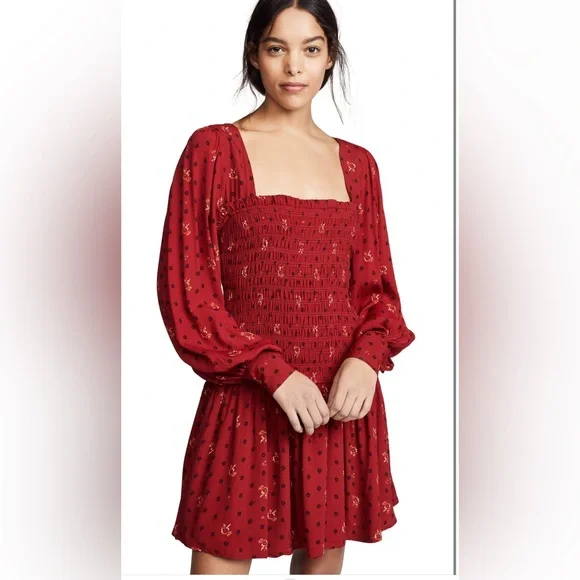 Free People Womens Two Faces Mini Dress - Picture 3 of 4